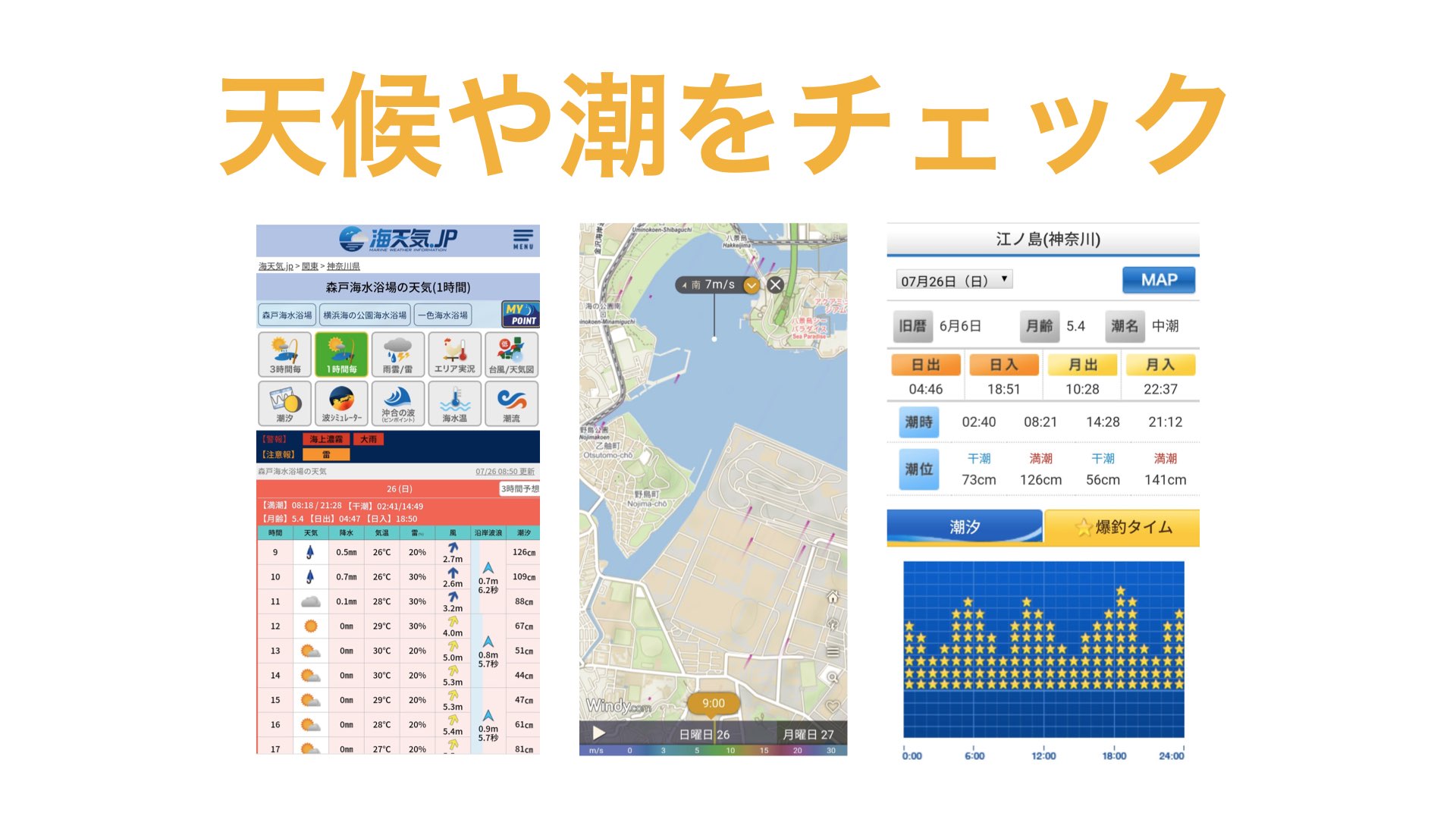 初心者 海 天候のチェックポイント みんなのsupフィッシング